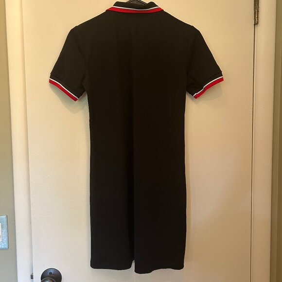 Fendi black/red short-sleeved mini polo dress sz M - Picture 9 of 9